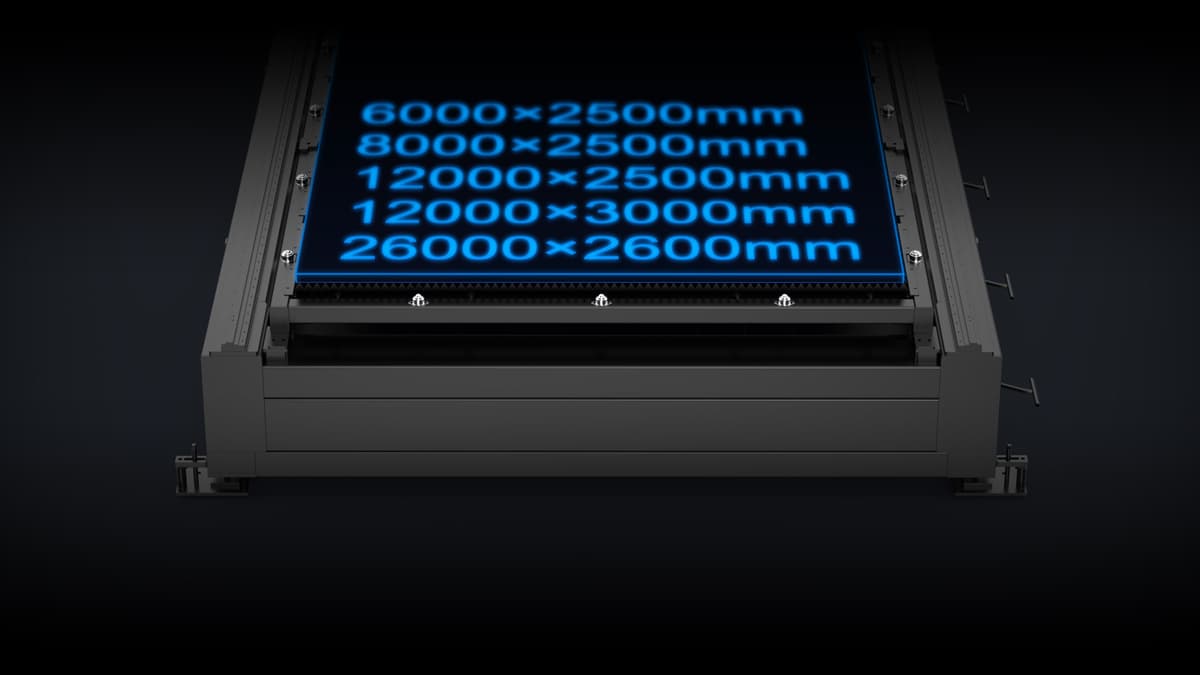 AWING 高功率雷射切割機 - 最大支持 26 米長度幅面
