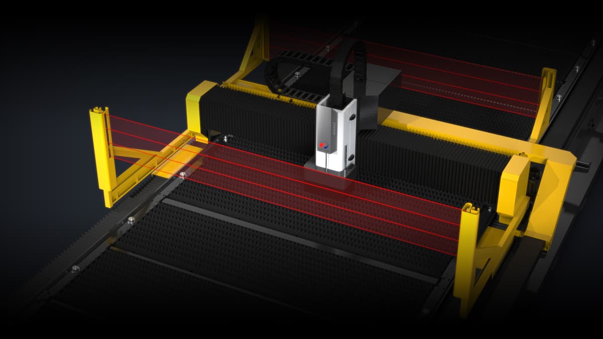 AWING 高功率雷射切割機 - 標配安全光柵