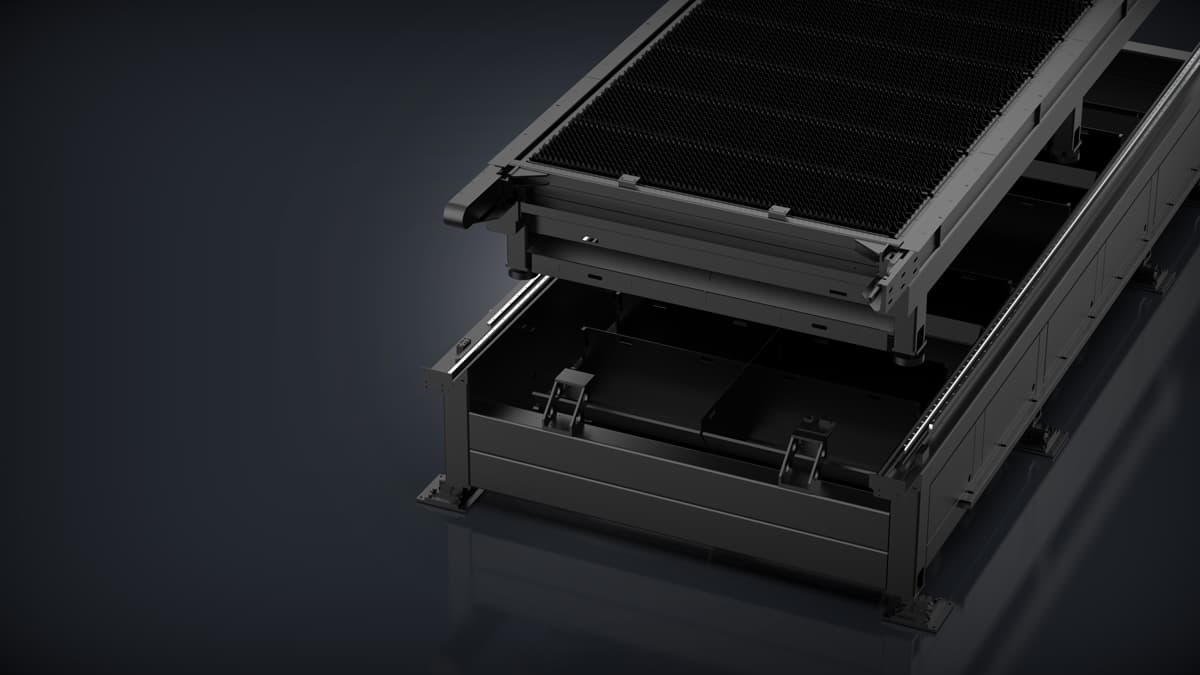 BOLT VII 超高功率雷射切割機 - 耐用床身設計