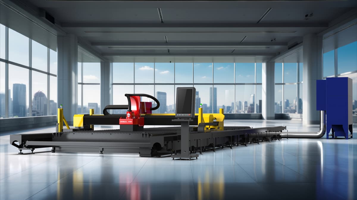 BULL V 超大幅面雷射切割機 - 特殊大尺寸設計