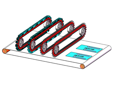 萊納斯全自動去毛刺打渣重工去渣機 LSB-F1350 - 設備結構