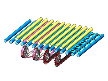 萊納斯去毛刺打渣重工去渣機 LSB-F1350 - 設備結構