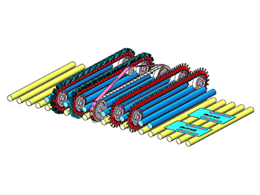 萊納斯 LSB-F1350 全自動去毛刺去渣機 - 設備結構