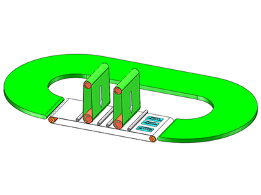 LSG-A350 去毛刺拉絲去氧化皮設備 LSG-A350 - 設備結構