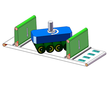 萊納斯全自動倒角、去毛邊、去熔渣拉絲設備 LSP-DL1350 - 設備結構