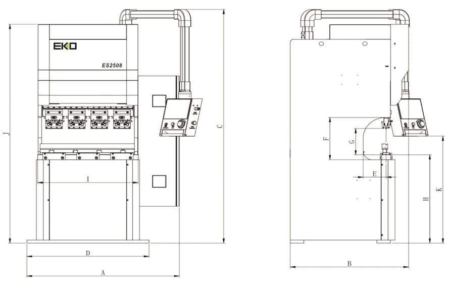 EKO 伺服式折床 ES2508 - 銓增精密